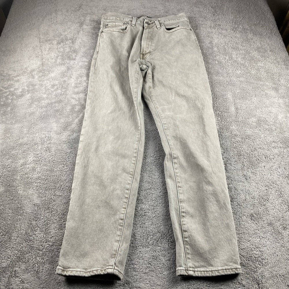Abercrombie & Fitch Vintage Stretch Straight Jeans Mens 30x29 Brown Mid Rise